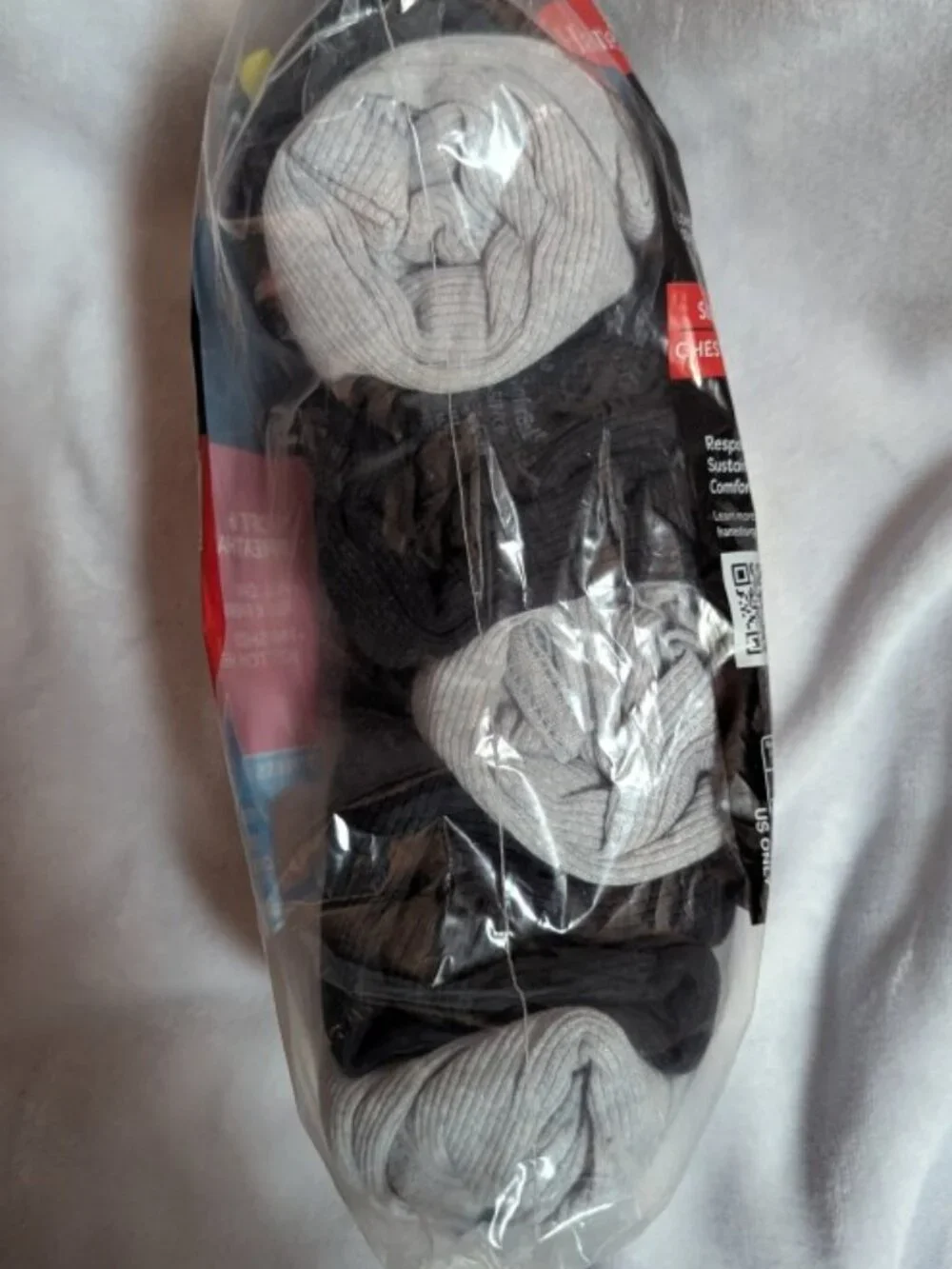 NWT Hanes Men's Ribbed Moisture-Wicking Tank Top Undershirt 6pk - Gray/Black S